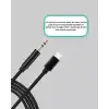 AsilTech iPhone Uyumlu Lightning – 3.5mm Aux Adaptör Kablo Stereo Ses Aktarım