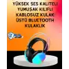 AsilTech IPX4 Suya Dayanıklı Kablosuz Kulak Üstü Gaming Kulaklık
