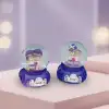 AsilTech Işıklı Mini Boy Kar Küresi - Pilli - Romantik Çift Temalı - Hediyelik