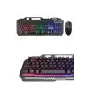 AsilTech Işıklı Oyuncu Q Klavye Mouse Seti Siyah Gaming Oyuncu Klavye