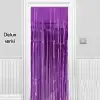 AsilTech Işıltılı Duvar ve Kapı Perdesi Mor Renk