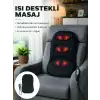 AsilTech Isıtmalı Masaj Minderi  Masaj Motoru, Kablolu Kumanda ve Çoklu Masaj Modu