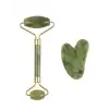AsilTech Jade Roller ve Gua Sha Taşı Yüz Bakım Masaj Seti