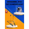 AsilTech Kablolu Bluetooth Kulaklık ve Kadınlara Özel Bileklik Hediyeli Yeni Nesil Akıllı Saat 3 Kordonlu
