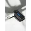 AsilTech Kablosuz Bluetooth Aux Araç Kiti Siyah Hafıza Kartlı