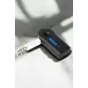 AsilTech Kablosuz Bluetooth Aux Araç Kiti Siyah Hafıza Kartlı