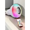 AsilTech Kablosuz Bluetooth Hoparlör Led Lamba