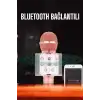 AsilTech Kablosuz Bluetooth Karaoke Mikrofon USB ve AUX Girişli, Yüksek Ses Kalitesi