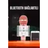 AsilTech Kablosuz Bluetooth Karaoke Mikrofon USB ve AUX Girişli, Yüksek Ses Kalitesi