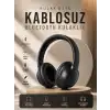AsilTech Kablosuz Bluetooth Kulaklık Kulak Üstü Mikrofonlu 5.0 Bluetooth ANC Özelliği
