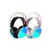 AsilTech Kablosuz Bluetooth Kulaklık RGB Işıklı Kulak Üstü 5.3 Bluetooth Bağlantılı