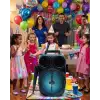 AsilTech Kablosuz Karaoke Hoparlör Mikrofonlu RGB Işıklı Bluetooth Speaker USB TF Kart Destekli