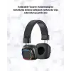 AsilTech Kablosuz RGB Işıklı Katlanabilir Bluetooth Kulak Üstü Kulaklık