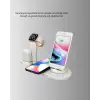 AsilTech Kablosuz Şarj İstasyonu 4’ü 1 Arada iPhone Watch ve AirPods Uyumlu