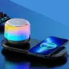 AsilTech Kablosuz Şarj Standlı Bluetooth Hoparlör