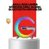 AsilTech Kablosuz Şarjlı Atmosfer Lambası Bluetooth Hoparlör ve Akıllı Alarm Özellikli