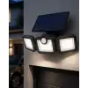 AsilTech Kablosuz Solar Projektör Hareket Sensörlü Dış Cephe Lambası