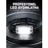 AsilTech Kafa Lambası El Fenerli Kamp Lambası USB Şarjlı Esnek Lamba