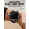 AsilTech Kameralı 5G Android Akıllı Saat AMOLED Ekran Wi-Fi GPS SIM Kart Destekli