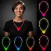 AsilTech Karanlıkta Yanan Glow Kalp Şekilli Kolye - 6 Adet