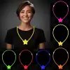 AsilTech Karanlıkta Yanan Glow Stick Yıldız Kolye - 6 Adet
