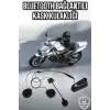 AsilTech Kask Kulaklığı Motosiklet Intercom Interkom Dinleme Konuşma Özellikli Su Geçirmez