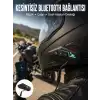 AsilTech Kask Kulaklık Bluetooth Motosiklet Kulaklık Intercom Su Geçirmez