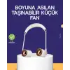 AsilTech Katlanabilir Asılabilir Mini Fan USB Şarjlı 3 Kademeli Sessiz