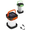 AsilTech Katlanabilir Kamp Lambası Akordiyon Lamba Şarjlı 3 Kademeli Solar