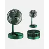 AsilTech Katlanabilir Şarjlı Mini Fan 3 Kademeli Hız Ayarlı Taşınabilir
