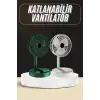 AsilTech Katlanabilir Usb Şarjlı Masaüstü Soğutucu Mini Fan Telefon Tutucu