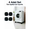 AsilTech Kaymaz Tabanlı 4 Adet Makine Ayak Yükseltici