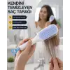 AsilTech Kendini Temizleyen Ergonomik Saç Tarağı – ABS Gövde, Silikon Diş