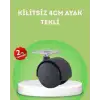AsilTech Kilitsiz 4 cm Mobilya Ayağı Tek Adet Pratik ve Dayanıklı