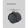 AsilTech Kilitsiz 6 cm Tekerlek Ayak Tek Adet