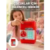 AsilTech Kırmızı ATM Kasa Tipi Para Biriktirme Kumbarası