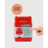 AsilTech Kırmızı ATM Kasa Tipi Para Biriktirme Kumbarası