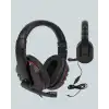 AsilTech Kırmızı Gaming Headset Mikrofonlu Sağlam Kablolu Konforlu