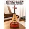 AsilTech Klasik Ud Figürlü Melodili Müzik Kutusu Şık Hediyelik