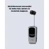 AsilTech Klipsli Tasarımlı Bluetooth Kulaklık Uzun Pil Ömrü