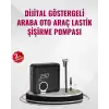 AsilTech Kompakt Tasarımlı LED Işıklı Taşınabilir Hava Kompresörü