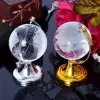 AsilTech Kristal Küçük Boy Cam Dünya Küresi