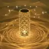 AsilTech Kristal LED Kumandalı Ve Dokunmatik Masa Lambası