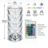 AsilTech Kristal LED Kumandalı Ve Dokunmatik Masa Lambası