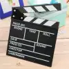 AsilTech Küçük Boy Dekoratif Sinema Klaketi - Ahşap Tasarım - 20x20 cm