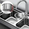 AsilTech Kuğu Tasarımlı Paslanmaz Lavabo Drenaj Sepeti