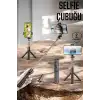 AsilTech Kumandalı Tripod Telefon Tutucu Selfie Çubuğu 360 Derece Dönebilen
