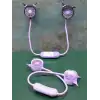 AsilTech Kuromi Şarjlı Boyun Fanı Vantilatör 2 Kademeli - Model 1