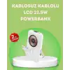 AsilTech LCD Göstergeli Manyetik Powerbank Type C USB Girişli