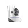AsilTech LED Aydınlatmalı 5 Antenli Motorlu 1080P Wifi Kamera Sensörlü